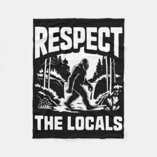 Cobertor De Velo Respeito ao Pé Grande Locais Caçador de Sasquatch 