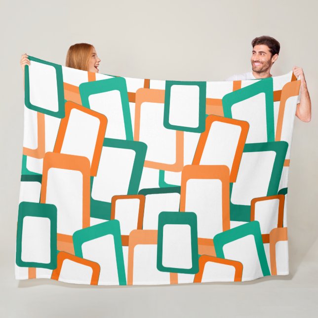 Cobertor De Velo Retângulos Modernos do Século médio (In Situ)