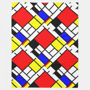 Cobertor De Velo retângulos MOSAIC quadrados coloridos I + suas ide