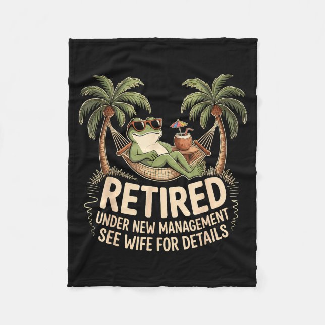 Cobertor De Velo Retired Under New Management See Wife For Details  (Frente)