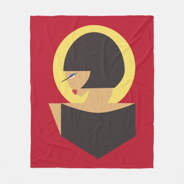 Cobertor De Velo retrato Bauhaus (Frente)