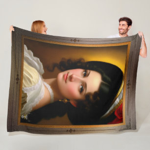 Cobertor De Velo Retrato de Andrea Heshenburg por Xzendor7