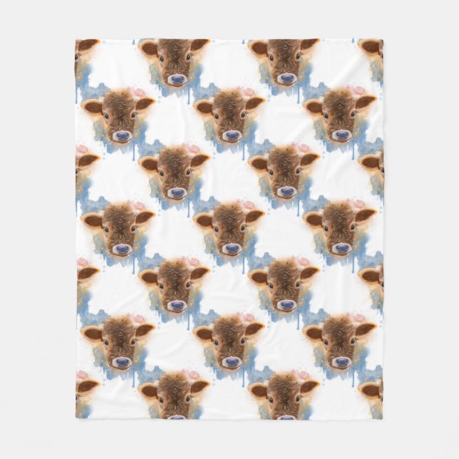 Cobertor De Velo Retrato de Felpudo Babilho Doce (Frente)