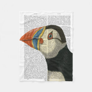 Cobertor De Velo Retrato de Puffin