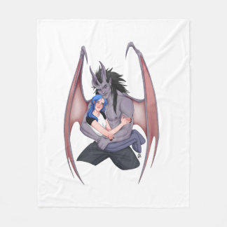 Cobertor De Velo Retrato de Tas e Juniper Snuggle