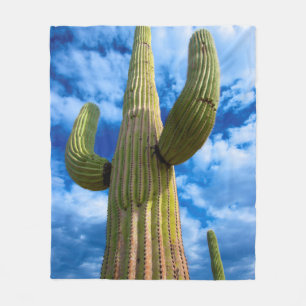 Cobertor De Velo Retrato do cacto Saguaro, Arizona