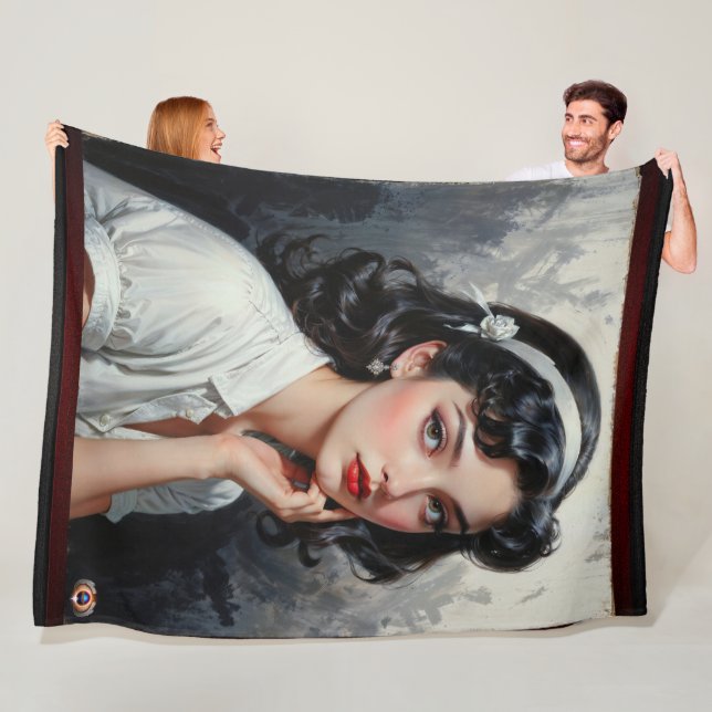 Cobertor De Velo Retrato inspirado na Retroria de Jovem Pensada (In Situ)