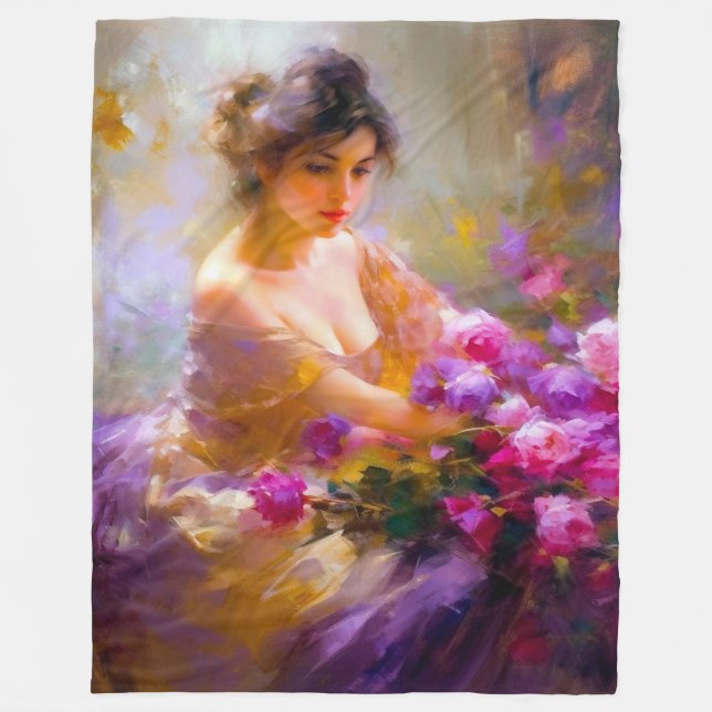 Cobertor De Velo Retrato Sensual (Frente)