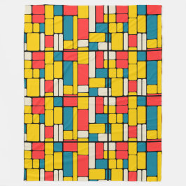 Cobertor De Velo Retro 80s ousado geométrico moderno brilhante