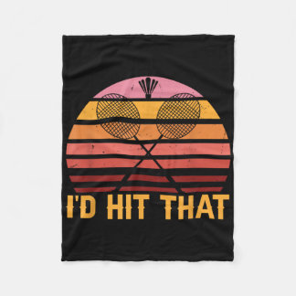 Cobertor De Velo Retro Badminton Id Hit That