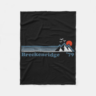 Cobertor De Velo Retro Breckenridge Ski Resort Colorado Snowboard S