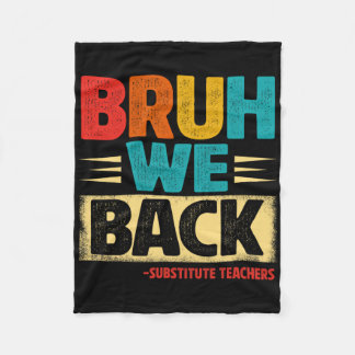 Cobertor De Velo Retro Bruh Nós Ck Professores Substitutos Engraçad