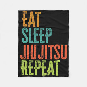 Cobertor De Velo Retro Coma Dormir Jiu Jitsu Repetir Submi De Arte