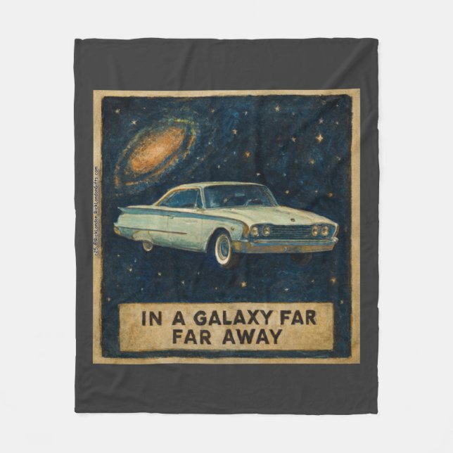 Cobertor De Velo Retro Cruiser in Deep Space  (Frente)