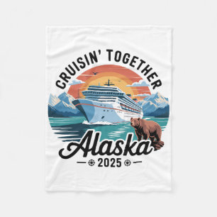 Cobertor De Velo Retro Cruisin Juntos Alaskaa 2025 Combinando Famíl