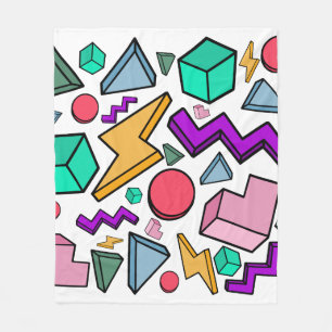 Cobertor De Velo Retro estético da Vintage dos anos 80