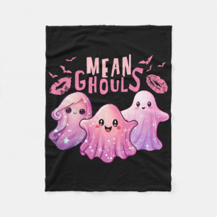 Cobertor De Velo Retro Fantasma Média Ghouls Diversão Halloween Spo