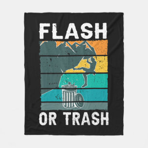 Cobertor De Velo Retro Flash ou Trash Rock Escalando Montanha Bo