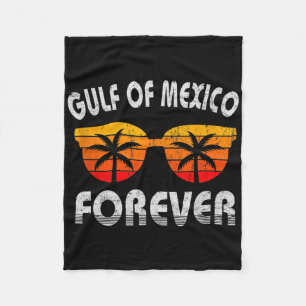 Cobertor De Velo Retro Golfo Do México Para Sempre Vintage Beach