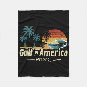 Cobertor De Velo Retro Golfo Dos EUA América 2025 Bandeira American