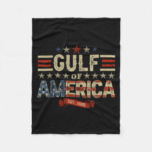 Cobertor De Velo Retro Golfo Dos EUA América Est 2025 Bandeira Amer