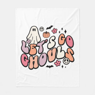 Cobertor De Velo Retro Halloween