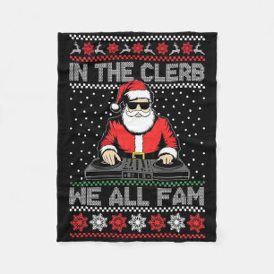 Cobertor De Velo Retro In Da Clerb Nós Todos Fam Palhaço Santa Clau