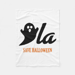 Cobertor De Velo Retro Kamala Harris Halloween 2024 Comma La Ghost