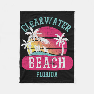 Cobertor De Velo Retro Legal Clearwater Beach Original Florida Suns