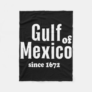 Cobertor De Velo Retro Oficial Do Golfo Do México Desde 1672 Vintag
