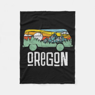 Cobertor De Velo Retro Oregon Outdoor Hippie Van Nature