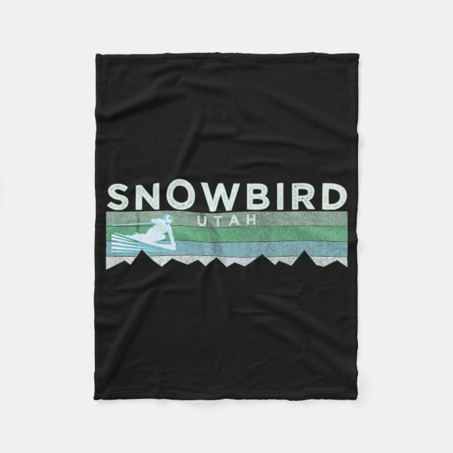 Cobertor De Velo Retro Snowbird  (Frente)