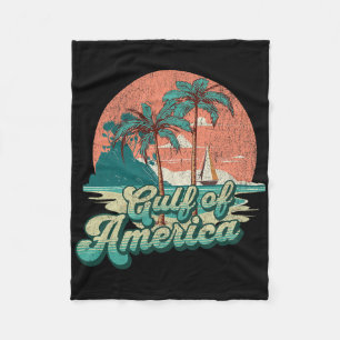 Cobertor De Velo Retro Sunset Beach Vibes - Golfo Dos Eua