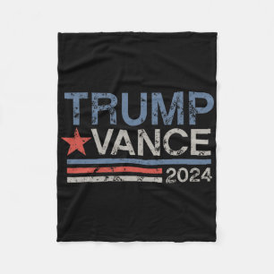 Cobertor De Velo Retro Trump Vance Listra Trump Jd Vance 