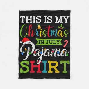 Cobertor De Velo Retro Verão Xmas Este É o Meu Natal Em Julho Paj