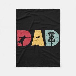 Cobertor De Velo Retro Vintage Masculino Divertido Disc Golf Pai Re