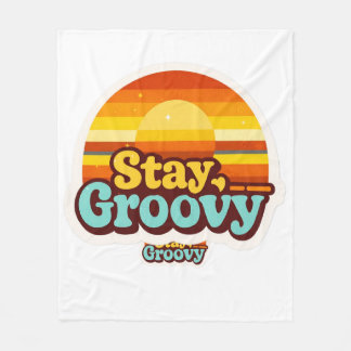 Cobertor De Velo Retro  Vintage Style Graphic Home Living Fleece