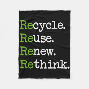 Cobertor De Velo Reutilização do Reciclar no Dia da Terra Renovação