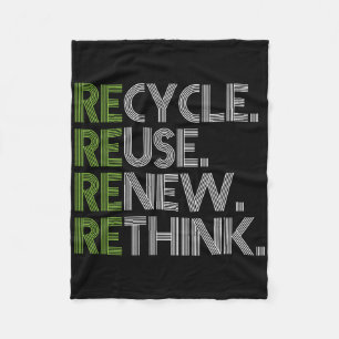 Cobertor De Velo Reutilização do reciclar Renovar Repensar Crise Am