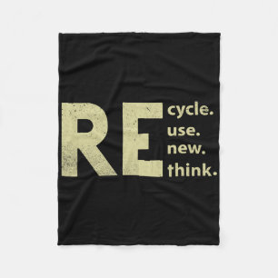 Cobertor De Velo Reutilização do reciclar Renovar Repensar Terra Di