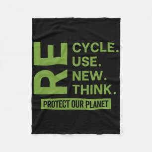 Cobertor De Velo Reutilizar o reciclar Renovar Repensar Proteja a N