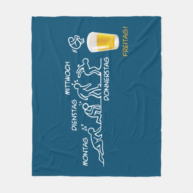 Cobertor De Velo Revolução da cerveja (Frente)