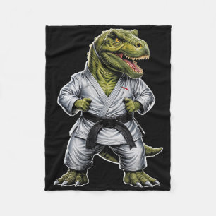 Cobertor De Velo Rex Artes Marciais Dinossauro Karatê Jiu-jitsu Nin