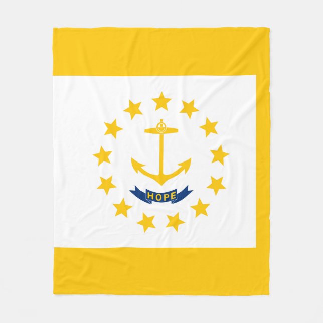 Cobertor De Velo Rhode Island State Flag Design (Frente)