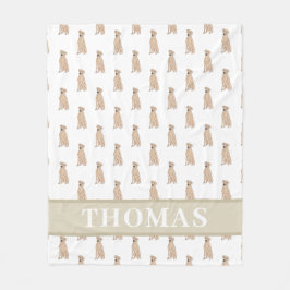 Cobertor De Velo Rhodesian Ridgeback Personalizado