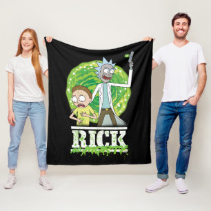 Cobertor De Velo RICK E MORTY™   Abertura Verde
