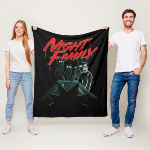 Cobertor De Velo RICK E MORTY™   Família Noturna
