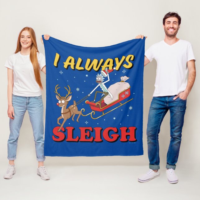 Cobertor De Velo Rick e Morty | I Sleigh Sempre (In Situ)