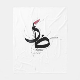 Cobertor De Velo RIDHA (Aceitação) Arte Minimalista Japandi