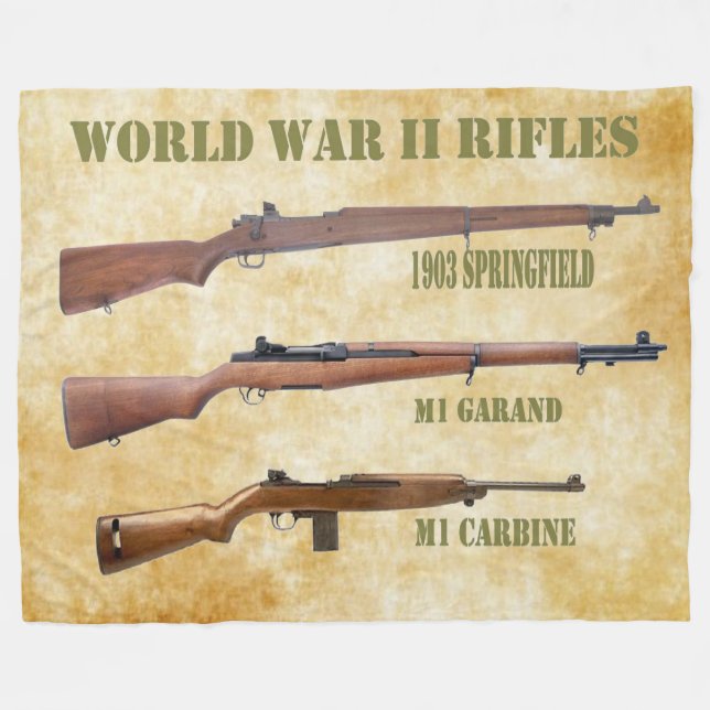 COBERTOR DE VELO RIFLES DA SEGUNDA GUERRA MUNDIAL (Frente (Horizontal))